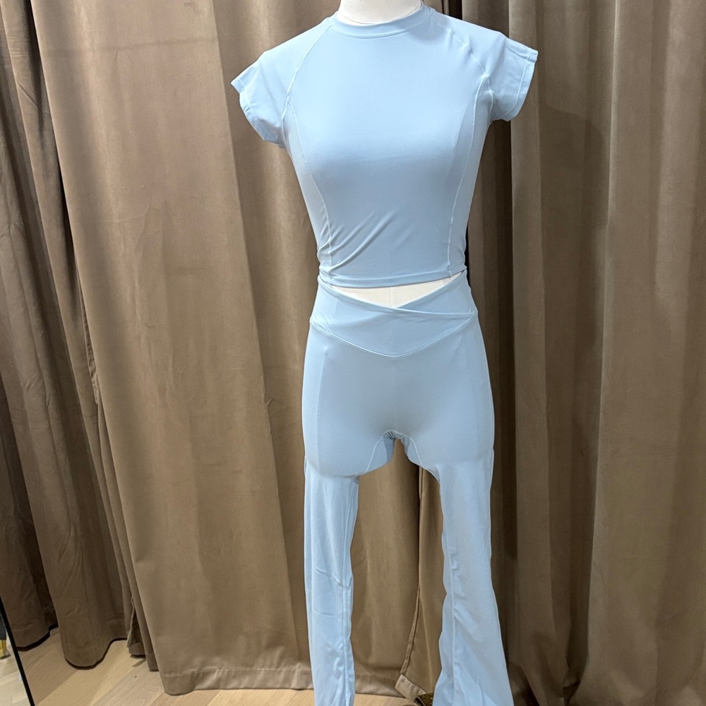 Light Blue Women's Jumpsuit